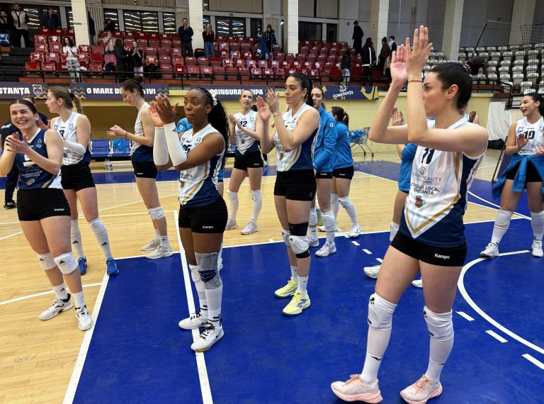 CSM Constanța a câștigat primul meci cu CSM Lugoj și deschide scorul în lupta pentru locurile 5-6 în Divizia A1 de volei feminin