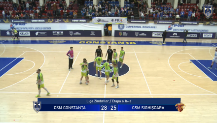 Victorie pentru handbaliștii noștri în Liga Zimbrilor! CSM Constanța – CSM Sighișoara 28-25