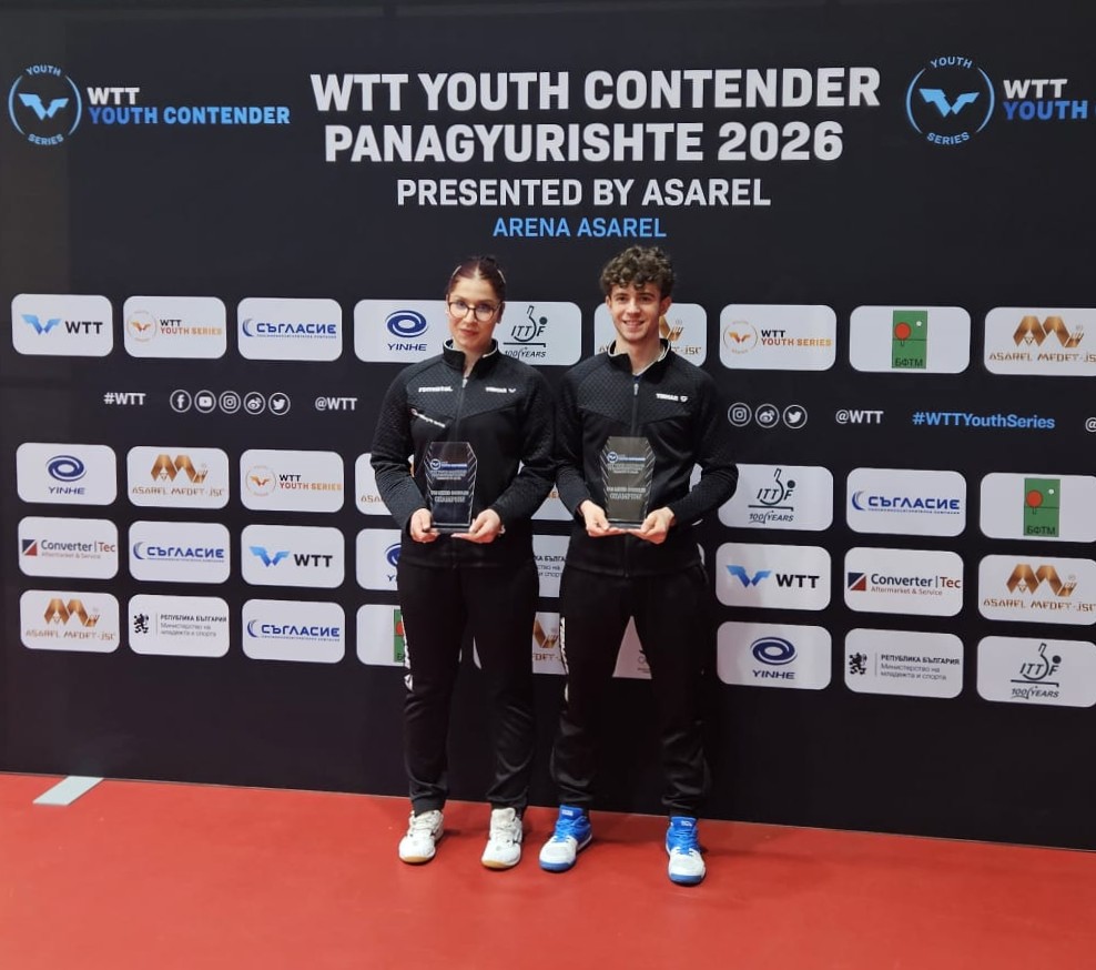 Bianca Mei-Roșu a câștigat o medalie de aur și una de argint la WTT Youth Contender Panagyurishte 2026