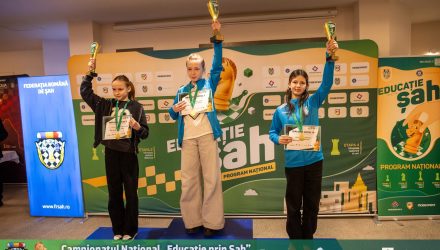 Medalii de aur și bronz pentru șahistele noastre la Campionatul Național U13!