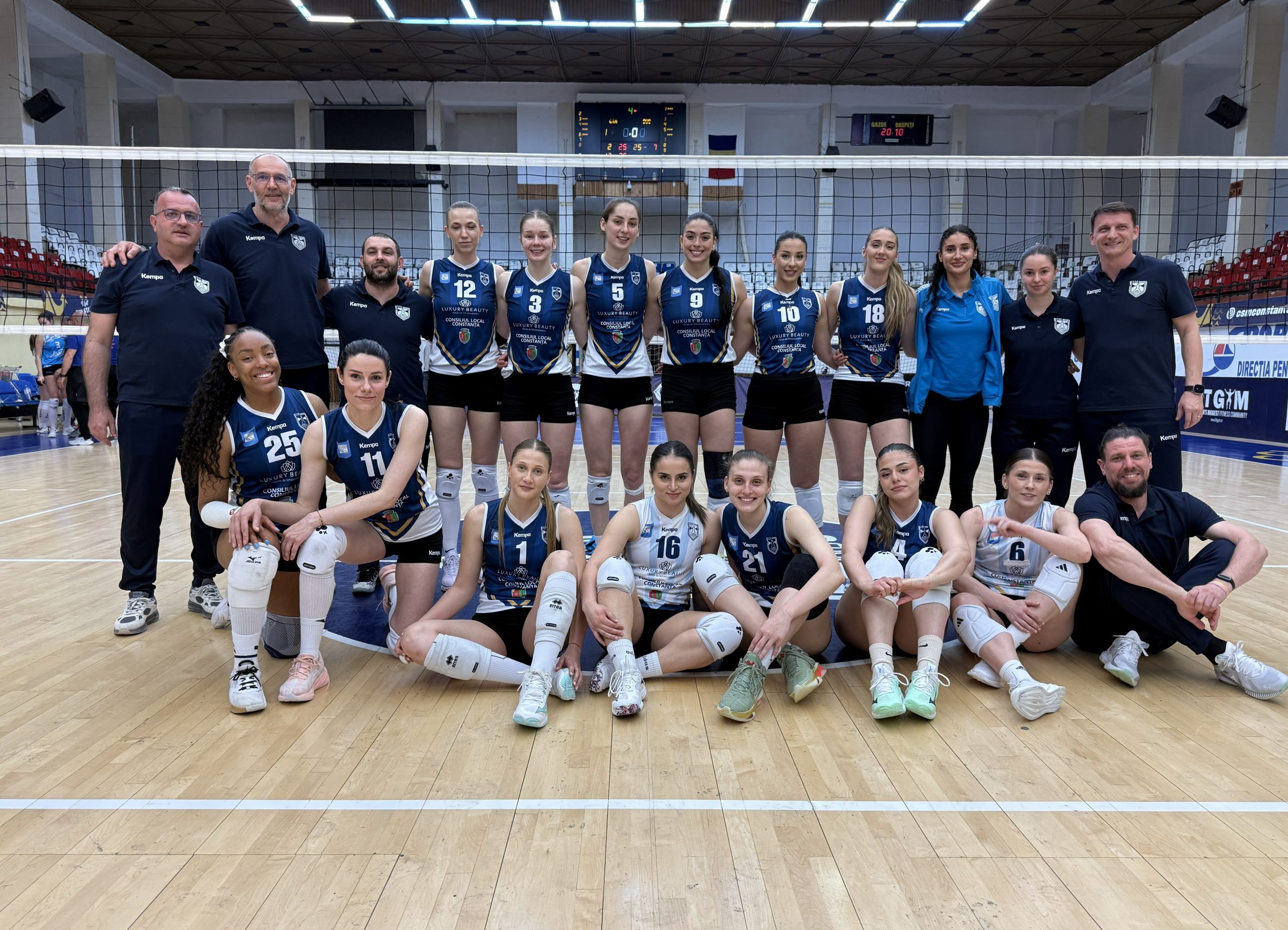 Sezon încheiat pentru voleibalistele noastre! CSM Constanța s-a clasat pe locul 6 în Divizia A1 de volei feminin