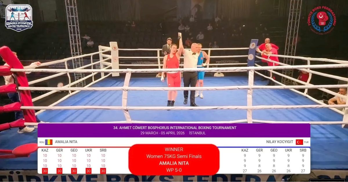 Amalia Niță de la CSM Constanța va boxa în finala turneului de la Istanbul
