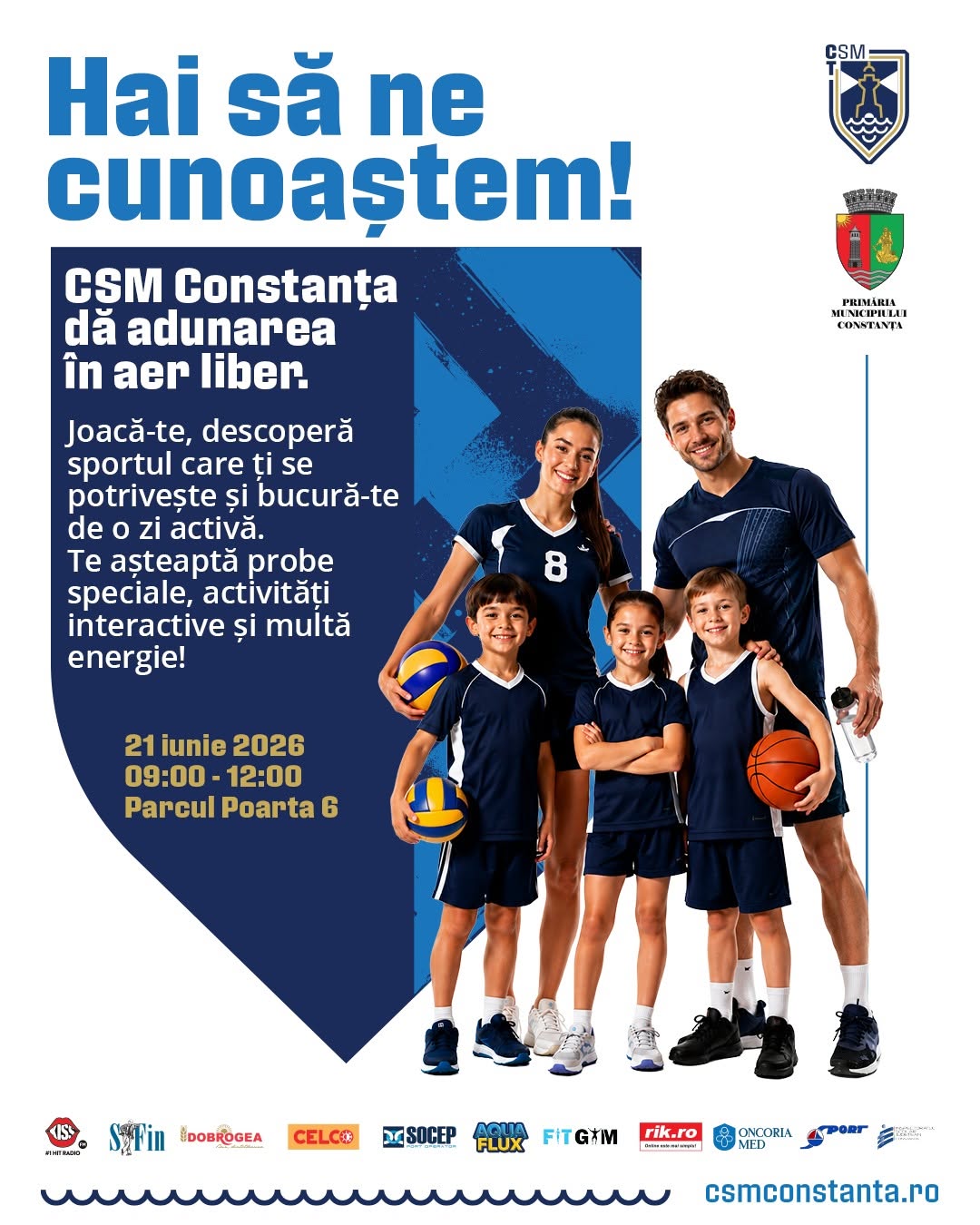 🏃‍♀️⚽🏐 Hai să ne cunoaștem prin sport! 🏀🤸‍♂️