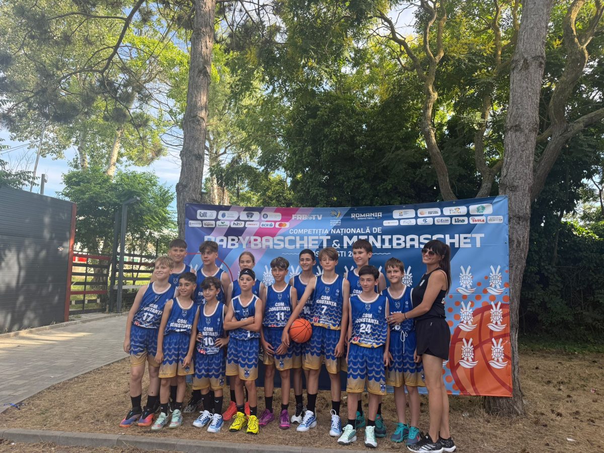Baschet la malul mării pentru echipa CSM Constanța U12