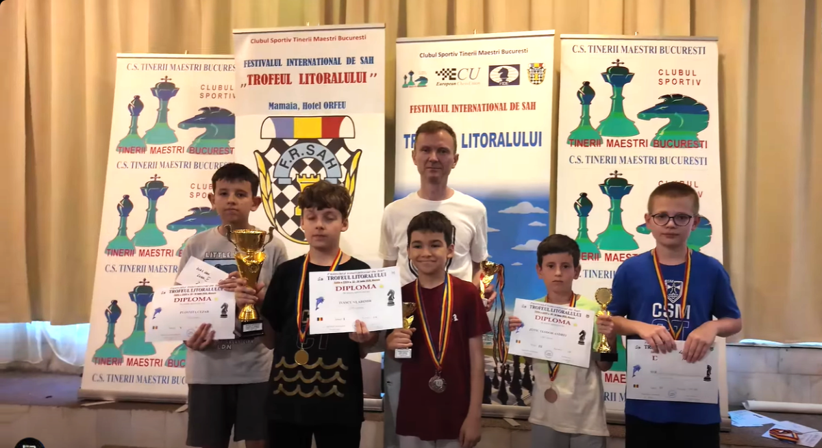 Șahiștii de la CSM Constanța, medaliați la Festivalul Internațional Trofeul Litoralului