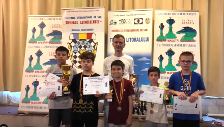 Șahiștii de la CSM Constanța, medaliați la Festivalul Internațional Trofeul Litoralului