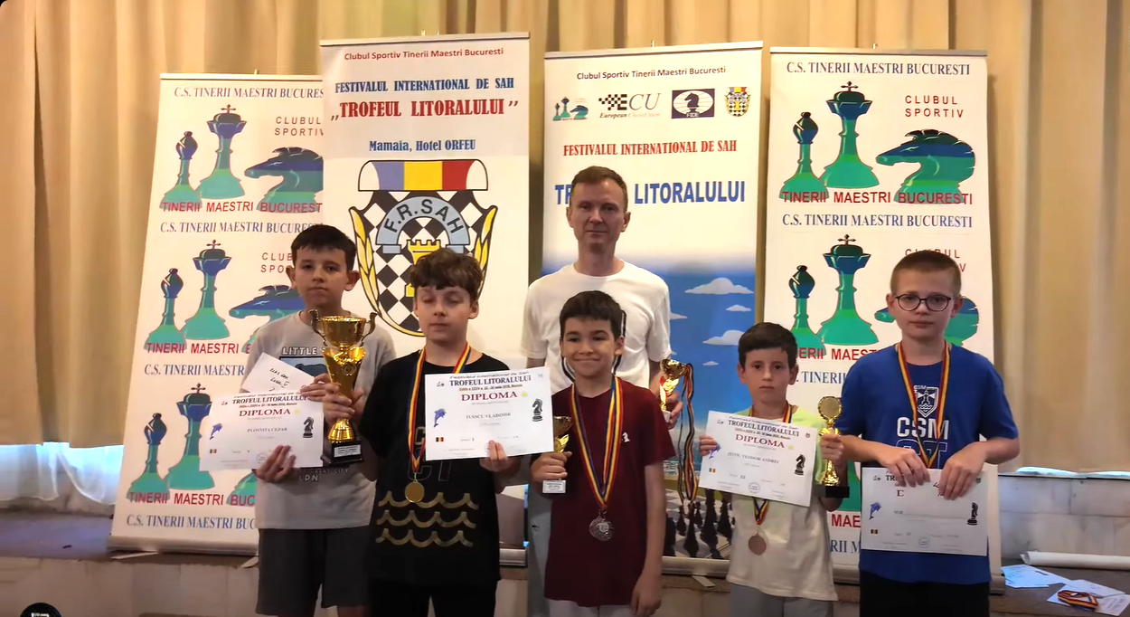 Șahiștii de la CSM Constanța, medaliați la Festivalul Internațional Trofeul Litoralului