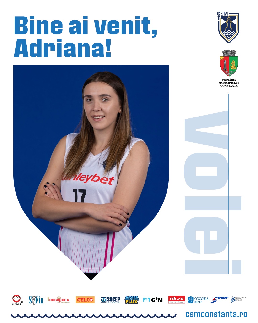Centrul echipei de volei feminin se întărește cu o campioană națională!