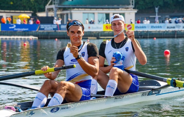 Argint și bronz pentru canotorii de la CSM Constanța la Mondialele de canotaj U23
