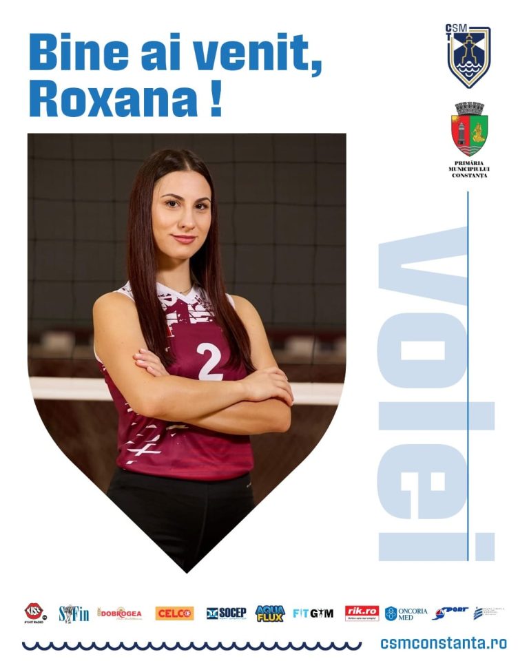 Roxana-Mihaela Țucmeanu este noul libero al echipei de volei feminin a CSM Constanța!