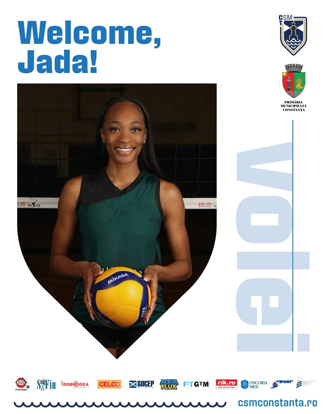 Cea mai titrată voleibalistă transferată de CSM Constanța pentru sezonul competițional 2026-2027 este Jada deShawn Burse.