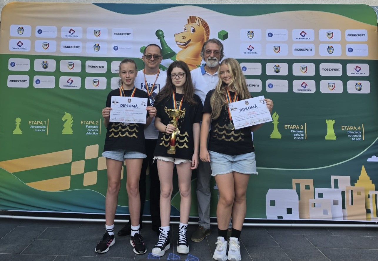 Juniorii de la CSM Constanța au obținut patru medalii la șah clasic și rezultate notabile la șah blitz și rapid, la Campionatele Naționale pe echipe